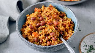 How To Make The Perfect Spanish RICE AND BEANS [upl. by Atokad988]