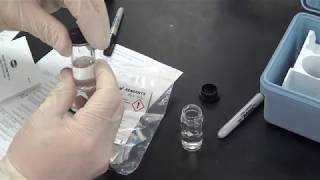 Chlorine HACH Kit Colorimetric Method [upl. by Docilla]