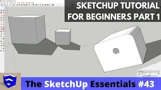 SketchUp Tutorial for Beginners  Part 1  Basic Functions [upl. by Dis792]