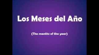 Spanish Months Song Canción de los Meses with Macarena Moves [upl. by Aydin]