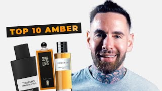 TOP 10 AMBER Fragrances [upl. by Aldercy]