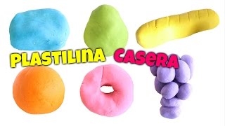 Plastilina Casera para Niños SIN COCINAR PLAY DOH Casero [upl. by Aydne]