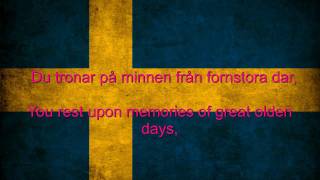 Sweden National anthem English lyrics [upl. by Karyl286]