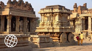 The Ruins of Hampi Karnataka India Amazing Places 4K [upl. by Anairol878]