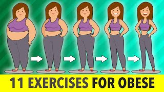 11 Exercises For Obese Beginners At Home [upl. by Eamon]