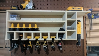 Cordless Drill Charging and Storage Rack [upl. by Yrreiht]