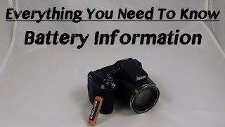 Nikon Coolpix L840  Battery Information [upl. by Nileuqay]