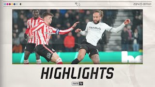 HIGHLIGHTS  Derby County Vs Sunderland [upl. by Amsden438]