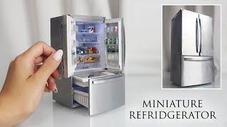 Miniature Refrigerator Tutorial [upl. by Lamek737]