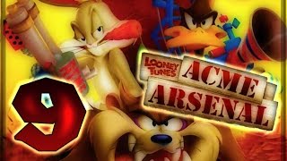 Looney Tunes Acme Arsenal Walkthrough Part 9 X360 Wii PS2 World 5  Level 1 Boss [upl. by Strickler]