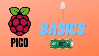 Pi Pico Basics  Controlling an LED with GPIO [upl. by Olenka428]