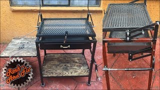 Como hacer una Parrilla Giratoria paso a paso  Homemade Rotating Grill [upl. by Ecinaj338]