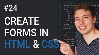 24 Forms In HTML and CSS  How To Create A Form  Learn HTML and CSS  HTML Tutorial  CSS Tutorial [upl. by Neit]