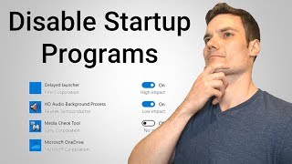 How to Disable Startup Programs in Windows 10 [upl. by Asseram]