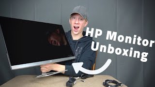 HP 27 inch Monitor Unboxing And Review  The Best 1080P Monitor [upl. by Shurwood451]