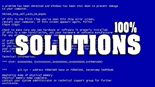 How to fix Blue screen Errors in windows 78 all computing format Permanent Solution [upl. by Attenna]