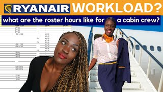 Ryanair Cabin Crew shifts EXPOSED Aviation Secrets  ROSTER REVEAL Flight Attendant Experience [upl. by Ahsauqram]