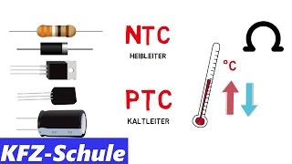 NTC amp PTC  Heißleiter und Kaltleiter Erklärung [upl. by Yelsnya]