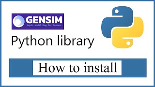 How to install gensim Python library 2022  Amit Thinks [upl. by Enyawed]