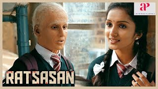 Ratsasan Movie Scenes  Vishnu Vishal learns Saravanans past  Radha Ravi  Kaali Venkat [upl. by Hatti]