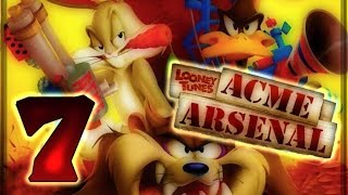 Looney Tunes Acme Arsenal Walkthrough Part 7 X360 Wii PS2 World 4  Level 1 [upl. by Mapes607]