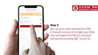 EBL Touch 24 for Existing User  Everest Banks Mobile Banking App [upl. by Ratha]