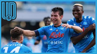 Los goles del Chucky Lozano con el Napoli ante el Atalanta [upl. by Aivlys]