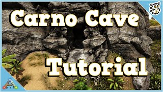 Carno Island Cave Tutorial  Artifact of the Devourer  Ark Survival Evolved [upl. by Atiuqrahc]