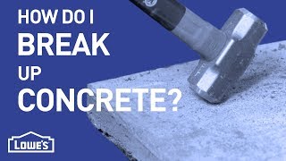 How Do I Break Up Concrete  DIY Basics [upl. by Encrata440]