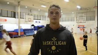 Ludde Håkanson stödjer SJ Basketligan Special [upl. by Marden]