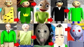 Evolution of Baldi in Baldis Basics 2019 [upl. by Millford]