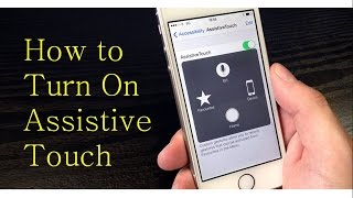 How to turn on Assistive Touch on Iphone [upl. by Atinob373]