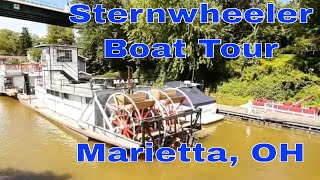 Sternwheeler Boat Tour in Marietta OH [upl. by Bernardi]