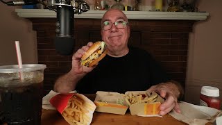 ASMR Late Night McDonalds Quarter Pounder Deluxe [upl. by Phippen]