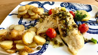 Plaice Catch amp Cook  How to Fillet and Cook Fresh Plaice [upl. by Sirc316]