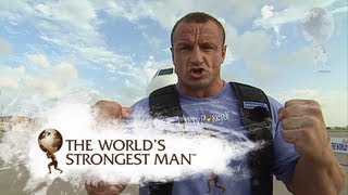 2009 Plane Pull Mariusz Pudzianowski  Worlds Strongest Man [upl. by Haleemaj]