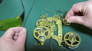 Assembling and Adjusting an Antique Ansonia Kitchen Clock [upl. by Monetta]