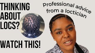 7 Things to Ask When Starting Locs  Loctician’s Advice [upl. by Crutcher539]