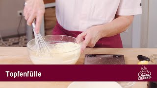 Süße Basics Topfenfülle  KrusteampKrume Rezept [upl. by Angelia763]