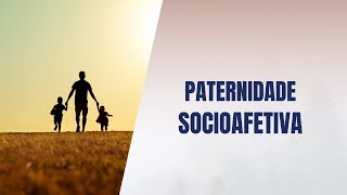 Paternidade socioafetiva [upl. by Dorotea]