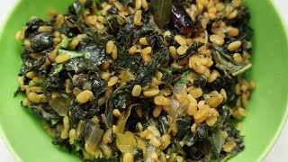 Thotakura fry thotakura pesarapappu fry Amaranthus recipe thotakura recipe Shorts pachakura [upl. by Pauwles]