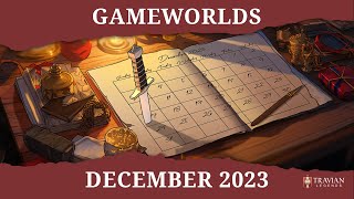 Travian Legends  December 2023 Gameworlds [upl. by Alene571]