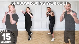 15 Minute  Boxing Workout at Home SHADOW BOXING WORKOUT [upl. by Eiser]