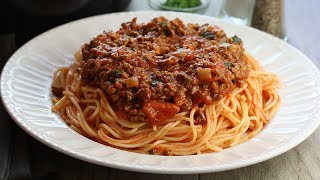 Quick amp Easy Spaghetti Bolognese [upl. by Odraode]