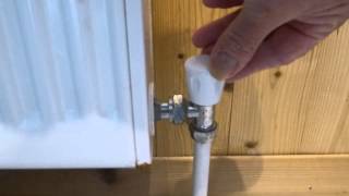 How to turn different radiator valves off [upl. by Nadnal]