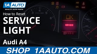 How to Reset Service Light 0409 Audi A4 [upl. by Nage763]