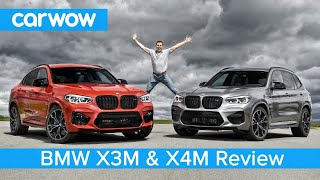 BMW X3M amp X4M review on road and track  see how quick the next M3s engine is to 60mph [upl. by Latreece995]