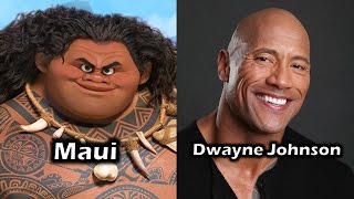 Characters and Voice Actors  Moana [upl. by Enyawd653]