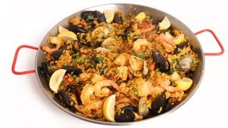 Homemade Paella Recipe  Laura Vitale  Laura in the Kitchen Episode 586 [upl. by Abbotsun]