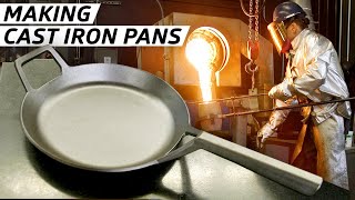 How Cast Iron Pans Are Made by Hand at Borough Furnace — Handmade [upl. by Roobbie265]